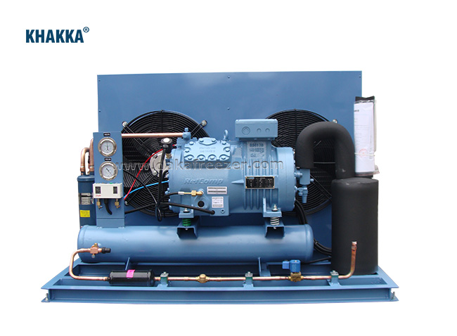 KHAKKA商用冷庫(kù)制冷機(jī)組SP4HF1000萊富康風(fēng)冷機(jī)組