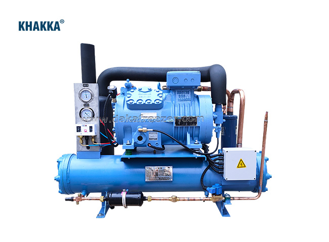 KHAKKA冷庫(kù)水冷機(jī)組SP4LF1200水冷機(jī)組萊富康壓縮機(jī)
