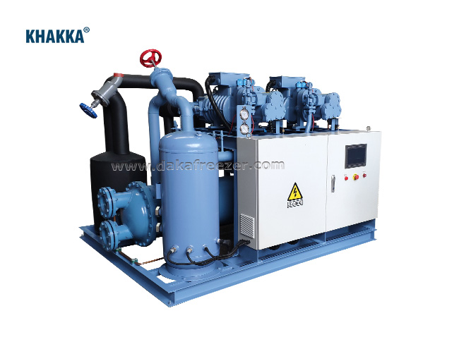 KHAKKA冷庫(kù)設(shè)備螺桿機(jī)組SW3H5000萊富康并聯(lián)機(jī)組
